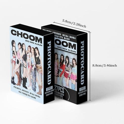 Yuto 127 PCS Album choom Photocards 55 PCS Lomo Cards Set 72 PCS Stickers Postcard Gift Merchandise for Boys and Girls thumbnail 3