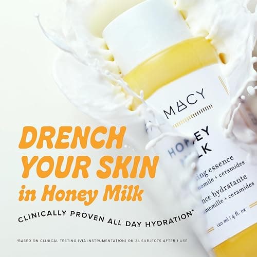 Farmacy Hydrating Essence - Hydrating Honey Milk Toner + Facial Essence to Soothe, Moisturize and Strengthen Skin Barrier - Preps Complexion for Skincare Products or Makeup Application (10ml) thumbnail 2