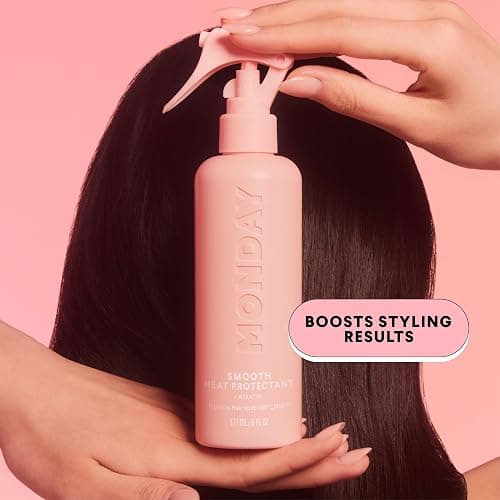 MONDAY HAIRCARE SMOOTH Heat Protectant with Keratin – 6 oz for a Smooth, Polished Finish(Pack of 2) thumbnail 3