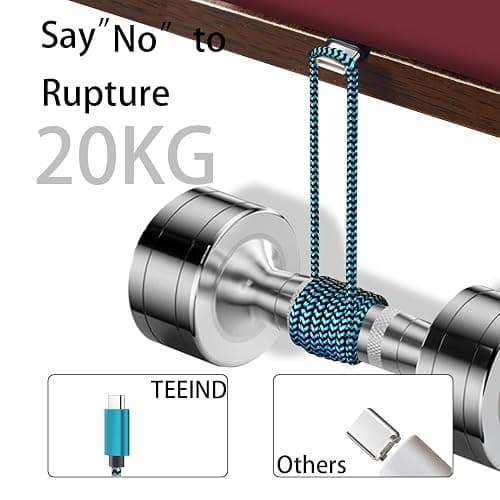 Teeind Type C Cable Fast Charging, Tpc002 3 Pack(3Ft/0.9M 60W) C to Type C Charger Nylon Braided Cord Compatible with iPhone 17/17 pro, 16/16 pro, MacBook, Samsung Galaxy S25/24/23/22, for Daily Use thumbnail 3