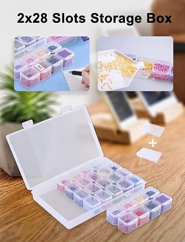 A3 LED Light Pad for Diamond Painting,Ratukall Diamond Art Light Board Kit,Adjustable Brightness Light Box for Tracing with Diamond Painting Accessories and Tools Includes Storage Case, Pens,Stand thumbnail 6