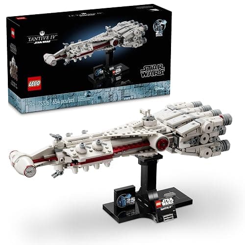 LEGO Star Wars: A New Hope Tantive IV, Buildable 25th Anniversary Starship Model, Creative Building Set for Adults, Collectible Build and Display Gift Idea for Star Wars Fans, 75376 - Image 1