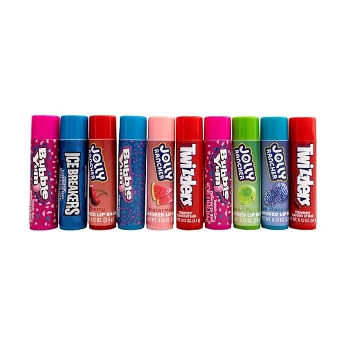 Sweets by Hershey 10 Flavored Lip Balms | Twizzlers, Jolly Rancher, Bubble Yum, Ice Breakers | Cruelty Free thumbnail 3