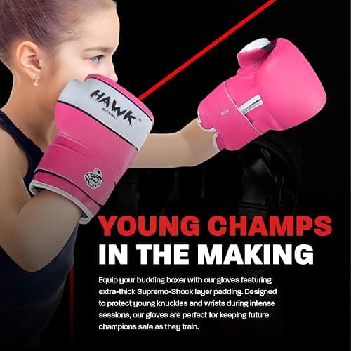 Kids Boxing Gloves for Kids Children Youth Punching Bag Kickboxing Muay Thai Mitts MMA Training Sparring Gloves thumbnail 2