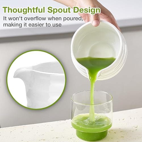 Matcha Whisk Set, Japanese Tea Set (5pcs) includes Matcha Bowl with Spout (19 oz), Bamboo Whisk and Matcha Scoop, Whisk Holder, Stainless Steel Sifter, Tea Making Tools, Matcha Kit thumbnail 4