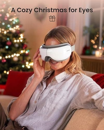 RENPHO Eye Massager with Heat Christmas White Elephant Birthday Gifts for Women Mom, FSA Eligible HSA Eye Mask for Migraine,Sleep Mask for Dry Eyes Relax, Reduce Strain for Men Dad Her Him Eyeris 1 thumbnail 2