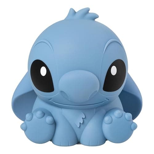 Paladone Disney Stitch Squishy Lamp – Officially Licensed Soft Silicone Night Light, Rechargeable Kids Bedside Lamp with 3 Brightness Levels & Auto-Off, Perfect for Bedroom or Playroom thumbnail 2
