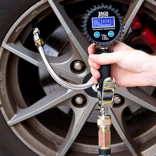 JACO FlowPro Digital Tire Inflator with Pressure Gauge - 200 PSI thumbnail 2