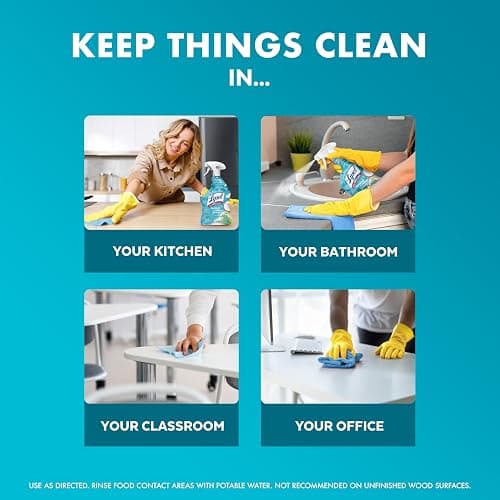 Lysol All Purpose Cleaner Spray, Multi-Purpose Disinfecting Spray, Kitchen & Bathroom Cleaner, Coconut & Sea Minerals Scent, 32 Fl Oz thumbnail 4
