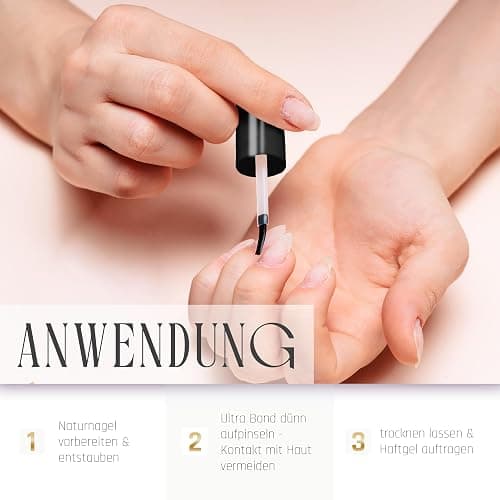 Ultra Bond für Gelnägel & Acrylnägel als Haftvermittler gegen Liftings mit verstärkter Haftung durch aufstellen der Schwitzschicht 15ml · Lynis-Nailshop.de thumbnail 5