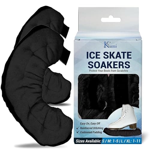 Kami-So Ice Skate Soakers | Durable Blade Protection | Lightweight Ice Skates Covers | Prevents Nicks & Scratches - Image 1