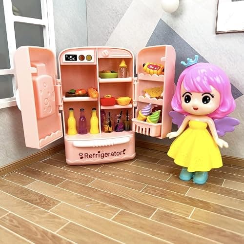 200pcs Miniature Landscape Food Drinks Bottle Mini Toys Doll House Kitchen Play Resin Dollhouse Accessories for Adults Teenagers Cooking Game Hamburger Ice Cream Cake Bread Tableware Party thumbnail 7