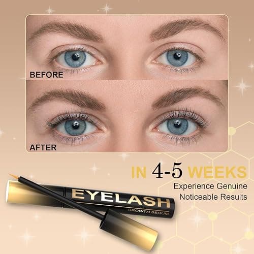 Lash Serum for Eyelash Growth, Premium Lash Enhancing Serum with Advanced Formula Volumizing Longer Fuller and Thicker Looking Lashes, Eyelash Growth for Sensitive Eyes (5 mL) thumbnail 7