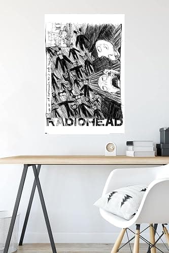 Trends International Radiohead - Scribble Wall Poster, 22.375" x 34", Unframed Version thumbnail 4