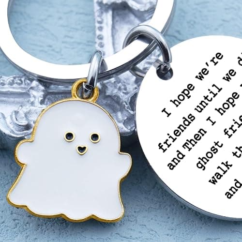 igvean Best Friend Keychains Funny Birthday Gift for Friends Valentine's Day Halloween Christmas Gifts for Best Friend thumbnail 6