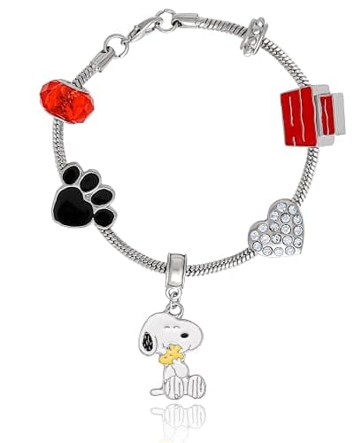 SALLY ROSE Charm Bracelets for Women 7" | Official Peanuts Snoopy - Image 1