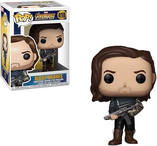 Funko Pop! Marvel: Avengers Infinity War - Bucky Barnes with Weapon, Multicolor, Standard - Image 1