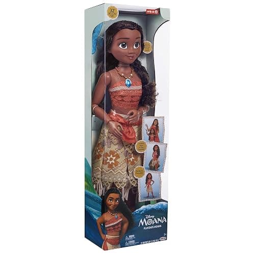 Disney Moana Doll 32" Tall Playdate Perfectly Poseable Doll, Includes Hair Comb, Playdate Moana Fashion Doll, Moana Doll Stands 32 Inches Tall! Great Gift for Girls thumbnail 8