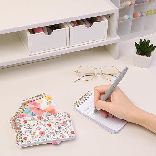 SKYDUE Small Notebooks, 3x5 Pocket Notepads with Aesthetic Covers, Mini Spiral Notebook with Lined Pages for Work Nursing School Essentials, Set Of 8 thumbnail 5