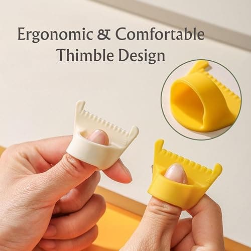 4Pcs Sewing Templates for Even Stitching, Seam Guides Kit for Consistent Stitches, DIY Stitching Guide Tool Seam Finishing, Quilting & Sewing Aids (White-4mm &3mm) thumbnail 6