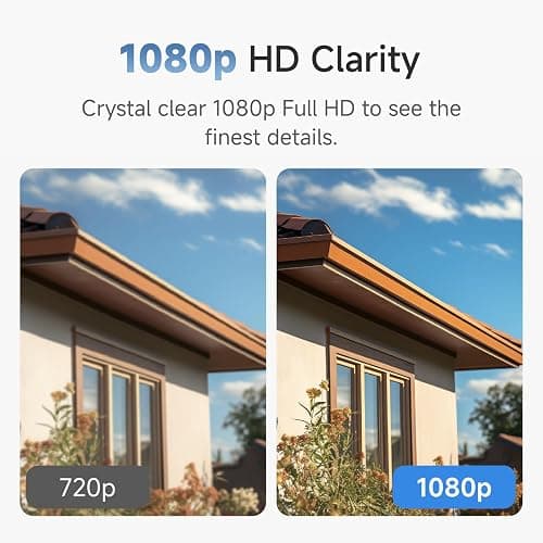 Noorio B200 2-Cam Kit with Hub, Wireless Security Camera System for Home, Indoor/Outdoor 1080p Cameras, Battery Powered, Motion Activated, Color Night Vision, Compatible with Alexa thumbnail 4