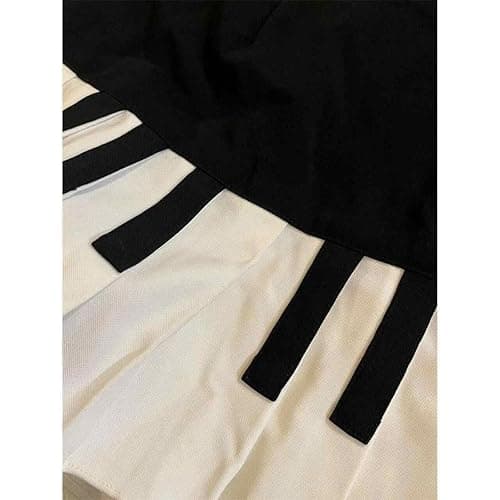Erqiroc Piano Skirt Mini Skirts for Women High Waisted Piano Skirt Y2k Harajuku Piano Bow Hairpin Coquette Aesthetic thumbnail 4