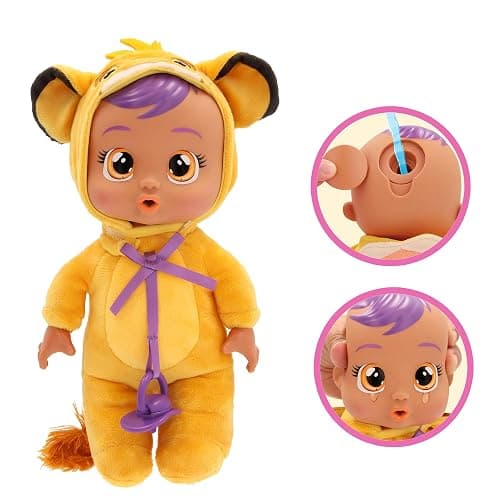CRY BABIES Tiny Cuddles Disney Simba, Baby Doll Inspired by Simba by The Lion King, with 3 Accessories, Care and Care, She Cries Real Tears, Children from 18 Months thumbnail 4