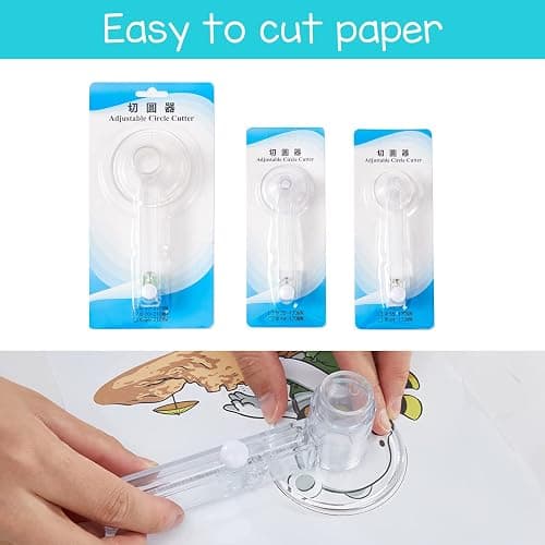 Pin Maker, Button Maker Machine, Pin Maker Machine Kit Includes 300Pcs Pins 25/32/58mm (1/1.25/2.25 inch), 3 Circle Paper Cutters, DIY Button Pin Maker, Button Badge Press Machine(Pink) thumbnail 5