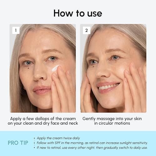 MAREE Face Moisturizer Retinol DD Cream for Face - Daily Wrinkle Cream for Women - Anti Aging Face Cream - Facial Moisturizer with Collagen - Crema Hidratante Para la Cara for Skin Tightening thumbnail 9