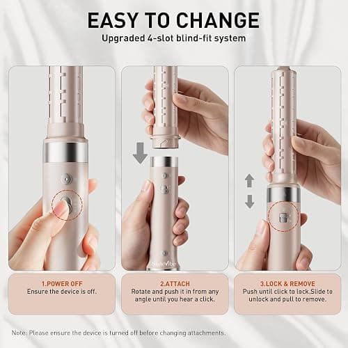 Mythsight StyleVibe 6-in-1 Air Styler with Hair Dryer & Auto-Wrap Curl L/R | Diffuser, Blow Dryer Brush, Hair Straightener with Travel Case For Fast Drying, Curls, Volume, Smooth and Frizz Control thumbnail 7