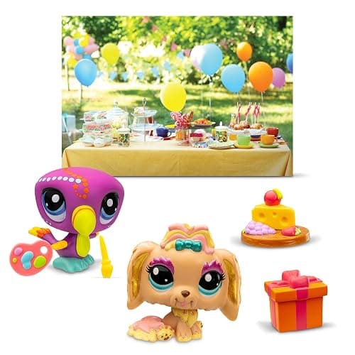 Littlest Pet Shop Series 2 Petfluencer Garden Party | Petfluencer Set Has 2 LPS Mini Pet Toys 4 Accessories 1 Backdrop 1 Collector Card And 1 Virtual Code | Collectable Toys For Girls And Boys thumbnail 5