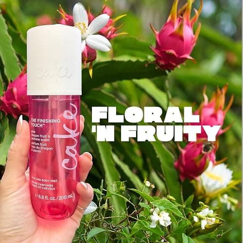 Cake Beauty Finishing Touch Hair and Body Mist, Pink Dragon Fruit & Jasmine Scent- Fine Fragrance Mist – Infused with Aloe and Argan Oil - 6.8 Fl Oz / 200 mL thumbnail 5