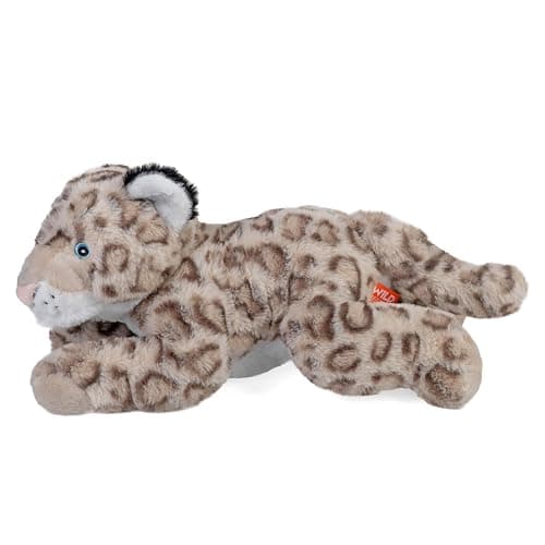 Wild Republic EcoKins Snow Leopard Stuffed Animal 12 inch, Eco Friendly Gifts for Kids, Plush Toy, Handcrafted Using 16 Recycled Plastic Water Bottles thumbnail 3