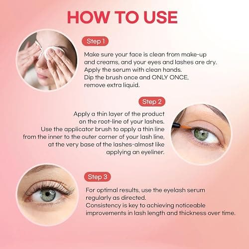 Natural Vine Eyelash Growth Serum: Lash Growth Serum for Longer, Thicker, and Fuller Eyelashes in 3-4 Weeks thumbnail 5