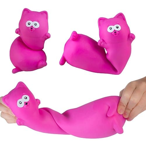 ORB Easy Sqweezy Pets Giant Stretchy Cat - Stretches Up to 5 Feet Long - Huge Jumbo Sized Purple Squishy Toy Kitten, Stretch and Squeeze for Stress Relief - Fun Sensory Fidget Toy for Kids and Adults thumbnail 3