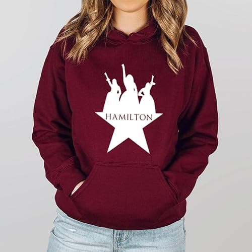 Hamilton Broadway Hoodie | American Musical Sweatshirt | Unisex Sweater for Men & Women | Hamilton Fan Gift | Theater Hoodie | Broadway Musical Pullover | Dad Sweat| Women Shirt thumbnail 2
