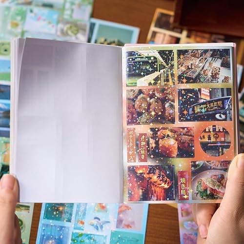 Japanese Sticker Book - 40 Sheets Cherry Blossom & Izakaya Food Stickers for Journals, Planners, Scrapbooking & Water Bottles - Kawaii Vinyl Decals (554 Pcs) thumbnail 8