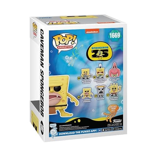 Funko POP! TV: Spongebob Squarepants 25th Anniversary - Caveman SB - Collectable Vinyl Figure - Gift Idea - Official Merchandise - for Kids & Adults - TV Fans thumbnail 3