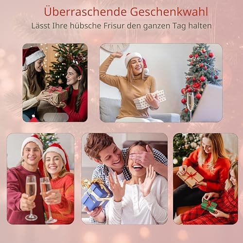 UNOBEY Lockenstab 5 in 1, Lockenstäbe Lockenbürste Set mit 4 austauschbaren Keramik Lockenstab 13-32mm für Große und Kleine Locken, Beach Waves, Temperatureinstellung, Dual-Spannung, Handschuh thumbnail 5