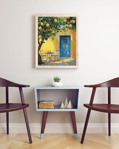 5DDIYART Lemon Fruit Paint by Numbers for Adults Beginner, Paint by Number Kits on Canvas Without Framed,Paint by Easy Acrylic Painting Home Wall Decor 16x20inch thumbnail 4
