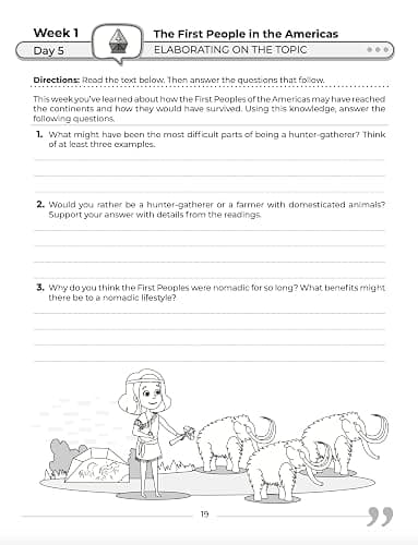 5th Grade Social Studies: Daily Practice Workbook | 20 Weeks of Fun Activities | History | Government | Geography | Economics | + Video Explanations for Each Question (Social Studies by ArgoPrep) thumbnail 15