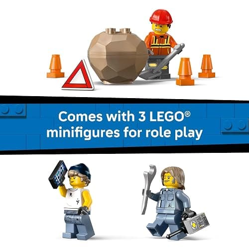 LEGO City Heavy-Duty Recovery Tow Truck with Crane Building Toy - Dump & Tow Truck Toys for Boys & Girls, Ages 8+ - Pretend Play Set for Kids - Gift Idea for Birthdays & Holidays - 60467 thumbnail 6