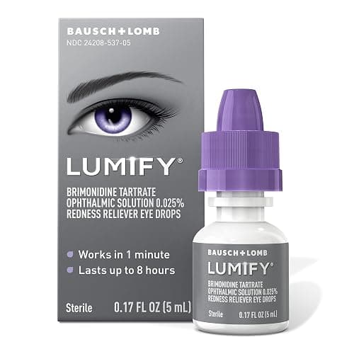LUMIFY Redness Reliever Eye Drops, For Whiter & Brighter Looking Eyes, 0.17 Fl Oz (5 mL) - Image 1