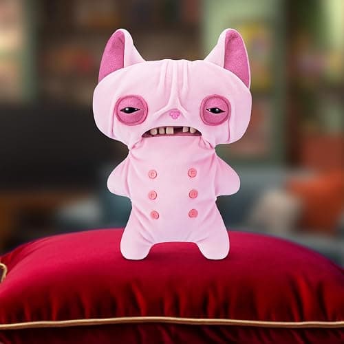 Fuggler Alley Cats 9-Inch Plush Toy (Wrinkle Mcstinkles) by ZURU – Funny Ugly Monster Stuffed Animal with Human-Like Teeth, Collectible Plush for Kids, Tweens, Teens, Adults & Cat-Loving Weirdos thumbnail 2