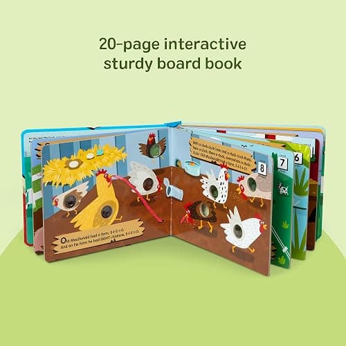 Melissa & Doug Poke-a-Dot! Old MacDonald’s Farm, Interactive Children's Board Book with Buttons to Pop, Educational Sensory Toy for Toddlers & Preschoolers Ages 3+ - FSC Certified thumbnail 6