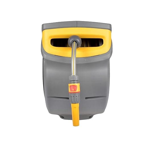 HOZELOCK - Auto Reel 30m wall-mounted hose reel : Easy to Install, Lock, Auto-rewind, Ready-to-use Reel With Nozzle, Fittings, Hozelock Hose and Accessories Included - 5 Year Guarantee* [2403 0000] thumbnail 4