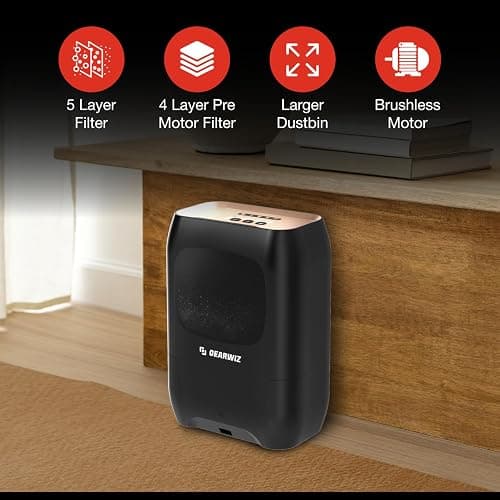 Gearwiz Touchless Automatic Electric Vacuum Dustpan with Nozzle Attachment – Hands-Free, Multi-Mode Floor Cleaner for Professional Use thumbnail 2