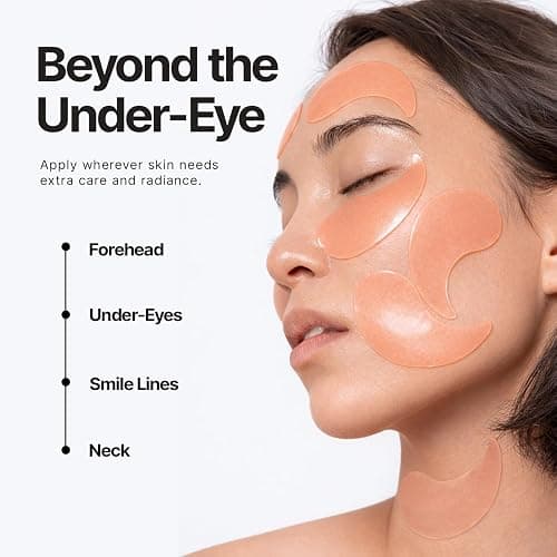 Enaskin Naturals PDRN Peptide Under Eye Patches for Dark Circles, 30 Pairs | These Under Eye Masks Help Reduce the Look of Wrinkles, Puffiness and Under Eye Bags, Leaving the Eye Area Looking Smoother thumbnail 6