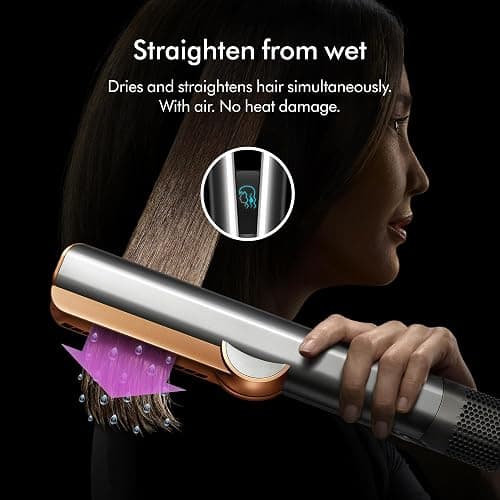Dyson Airstrait™ Straightener, Wet to Dry Hair Straightener, No Heat Damage, No hot Plates, All Hair Types thumbnail 3