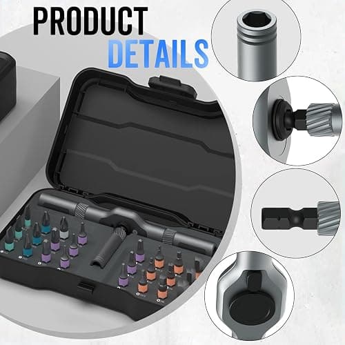 2025 New DIY Screwdriver 24 in 1, 24 In 1 Multi Bit Magnetic Screwdriver Set Multifunctional Toolbox, 24 in 1 multifunctional household wrench screwdriver tool combination set (1pcs) thumbnail 4